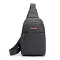 Men's Waterproof Oxford Fabric Crossbody Chest Bag